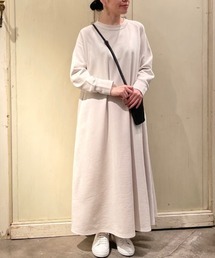 BEARDSLEY | コットン裏毛ワンピース(ワンピース)