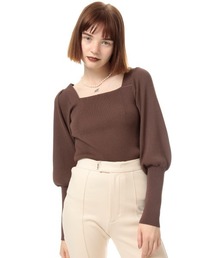 SQUARE N/C PUFF SLEEVE TOPS/スクエアネックパフスリーブトップス