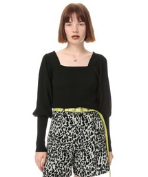 SQUARE N/C PUFF SLEEVE TOPS/スクエアネックパフスリーブトップス