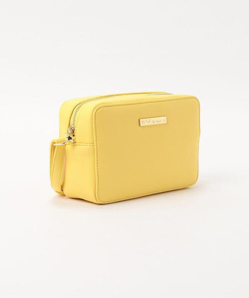 To b. by agnes b.（トゥービーバイアニエスベー）の「WQ85 SAC ポシェット（ショルダーバッグ・レディース・イエロー・UNI）」の3枚目の写真