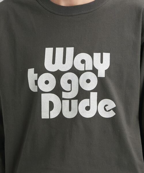 Russell Athletic（ラッセルアスレティック）の「【別注】＜RUSSELL ATHLETIC＞ プリント ロングスリーブ Tシャツ（Tシャツ/カットソー・レディース・ブラック/グレー/オフホワイト・FREE）」の17枚目の写真