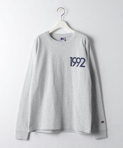 Russell Athletic（ラッセルアスレティック）の「【別注】＜RUSSELL ATHLETIC＞ プリント ロングスリーブ Tシャツ（Tシャツ/カットソー・レディース・ブラック/グレー/オフホワイト・FREE）」の21枚目の写真