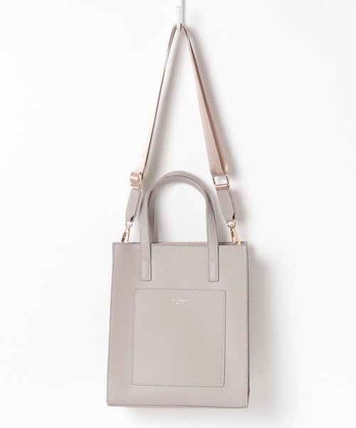 E.TOKYO（イートーキョー）の「E.TOKYO /縦長2WAYバッグ (160121)（ショルダーバッグ・レディース・ブラック/ベージュ/ブラウン/ピンク/ブルー/グリーン/アイボリー/ブラック系その他/グレー系その他/ブラウン系その他/ベージュ系その他/パイソン/ブラック系その他2/ベージュ系その他2/アイボリー系1/アイボリー系2/グレー・FREE）」の5枚目の写真