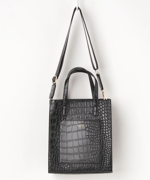 E.TOKYO（イートーキョー）の「E.TOKYO /縦長2WAYバッグ (160121)（ショルダーバッグ・レディース・ブラック/ベージュ/ブラウン/ピンク/ブルー/グリーン/アイボリー/ブラック系その他/グレー系その他/ブラウン系その他/ベージュ系その他/パイソン/ブラック系その他2/ベージュ系その他2/アイボリー系1/アイボリー系2/グレー・FREE）」の20枚目の写真