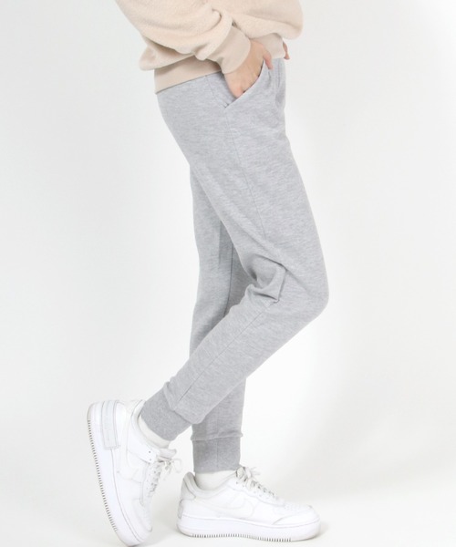 Salong hameu（サロン ハミュー）の「撥水加工 スウェットジョガーパンツ レディース メンズ/スリムパンツ/イージーパンツ（スウェットパンツ・レディース・ブラック/グレー/ダークグレー・M/L）」の12枚目の写真