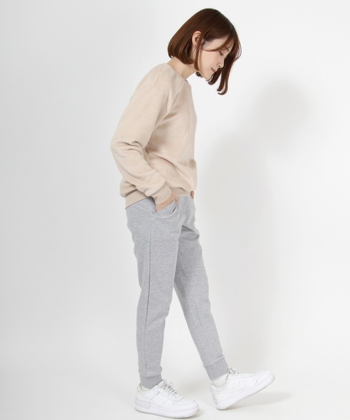 Salong hameu（サロン ハミュー）の「撥水加工 スウェットジョガーパンツ レディース メンズ/スリムパンツ/イージーパンツ（スウェットパンツ・レディース・ブラック/グレー/ダークグレー・M/L）」の15枚目の写真