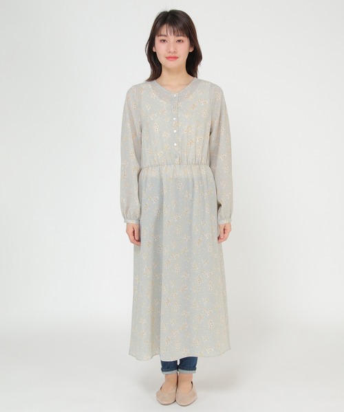 ikka(イッカ)の「小花柄プリントワンピース(ワンピース・レディース・ミント/レモンイエロー・M/L)」の10枚目の写真