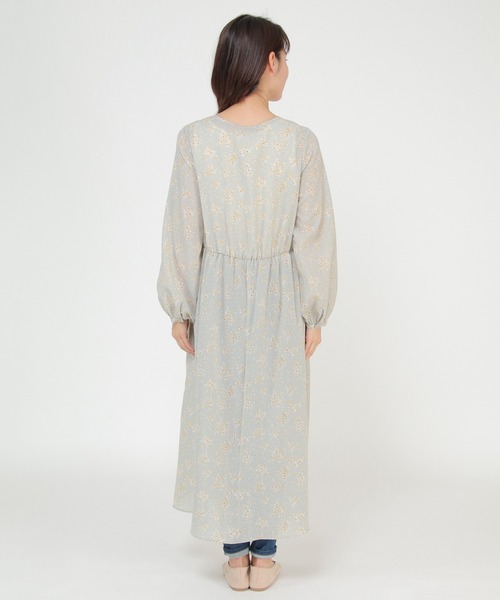 ikka(イッカ)の「小花柄プリントワンピース(ワンピース・レディース・ミント/レモンイエロー・M/L)」の9枚目の写真