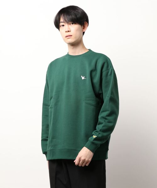 Mark Gonzales（マーク・ゴンザレス）の「【MARK GONZALES】ワンポイントスウェットクルー（スウェット・メンズ・グレー/グリーン/ブラック・M/XL/S/L）」の17枚目の写真