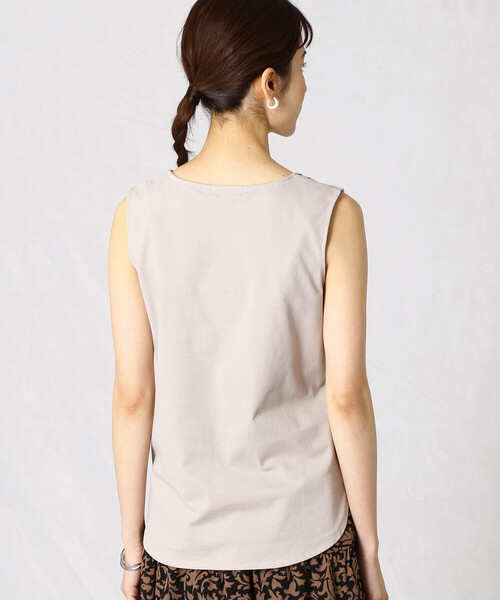 Comme　Ca　Mature（コムサマチュア）の「ビジュー付き　タンクトップ（タンクトップ・レディース・ホワイト/ブラック/モカ・MEDIUM/LARGE）」の17枚目の写真