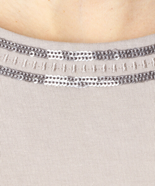 Comme　Ca　Mature（コムサマチュア）の「ビジュー付き　タンクトップ（タンクトップ・レディース・ホワイト/ブラック/モカ・MEDIUM/LARGE）」の11枚目の写真