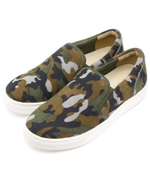 VENCEEXCHANGE(ヴァンスエクスチェンジ)の「メイサイスリッポン (スリッポン・メンズ・グリーン/ブルー・MEDIUM/LARGE)」の1枚目の写真