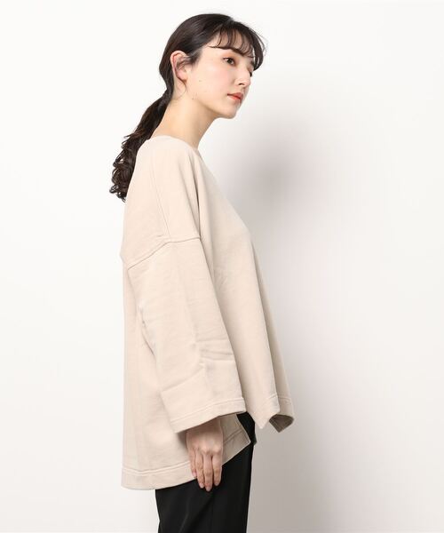 Ocean Pacific（オーシャンパシフィック）の「【OP:オーピー】レディースVネックスウェットプルオーバー（スウェット・レディース・ベージュ/イエロー/グリーン・MEDIUM）」の4枚目の写真