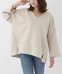 【OP:オーピー】レディースVネックスウェットプルオーバー