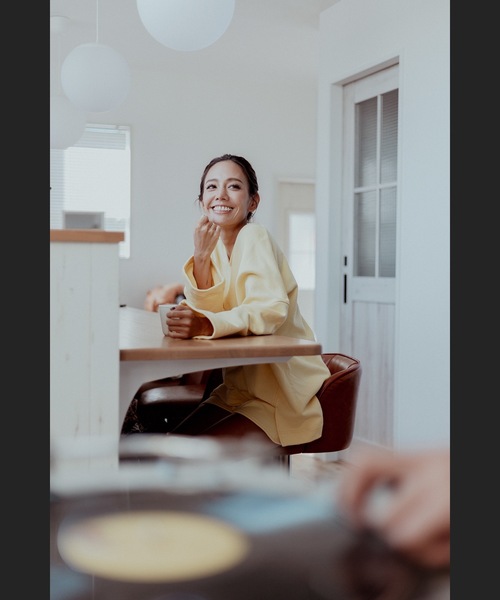 Ocean Pacific（オーシャンパシフィック）の「【OP:オーピー】レディースVネックスウェットプルオーバー（スウェット・レディース・ベージュ/イエロー/グリーン・MEDIUM）」の8枚目の写真