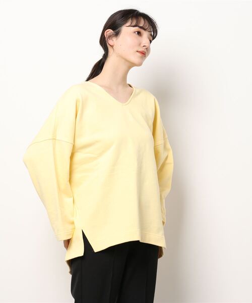 Ocean Pacific（オーシャンパシフィック）の「【OP:オーピー】レディースVネックスウェットプルオーバー（スウェット・レディース・ベージュ/イエロー/グリーン・MEDIUM）」の12枚目の写真