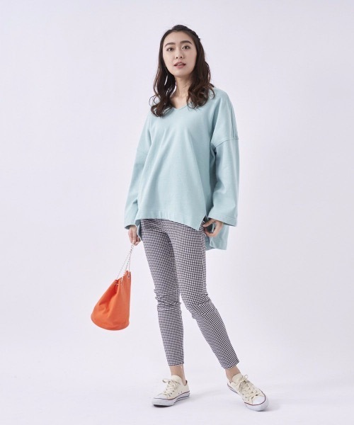 Ocean Pacific（オーシャンパシフィック）の「【OP:オーピー】レディースVネックスウェットプルオーバー（スウェット・レディース・ベージュ/イエロー/グリーン・MEDIUM）」の21枚目の写真