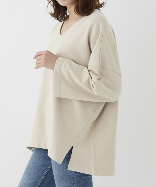 Ocean Pacific（オーシャンパシフィック）の「【OP:オーピー】レディースVネックスウェットプルオーバー（スウェット・レディース・ベージュ/イエロー/グリーン・MEDIUM）」の18枚目の写真