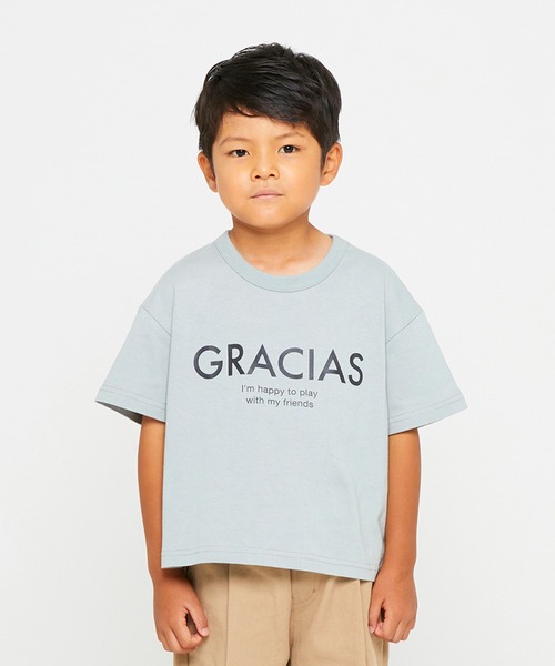 FOV（フォブ）の「フォブ GRACIAS ラウンドビッグ Tシャツ（Tシャツ/カットソー・キッズ・グレー/ブラック/アッシュグレー・XL/L/M/F/S）」の3枚目の写真