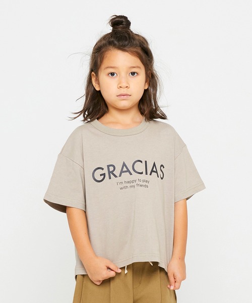 FOV（フォブ）の「フォブ GRACIAS ラウンドビッグ Tシャツ（Tシャツ/カットソー・キッズ・グレー/ブラック/アッシュグレー・XL/L/M/F/S）」の2枚目の写真