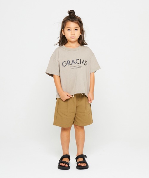 FOV（フォブ）の「フォブ GRACIAS ラウンドビッグ Tシャツ（Tシャツ/カットソー・キッズ・グレー/ブラック/アッシュグレー・XL/L/M/F/S）」の5枚目の写真