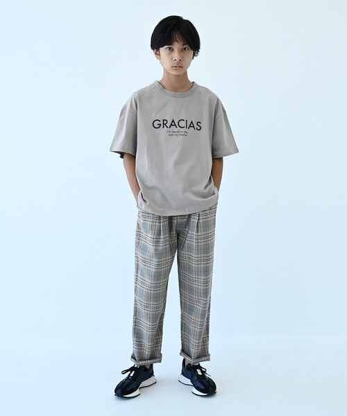 FOV（フォブ）の「フォブ GRACIAS ラウンドビッグ Tシャツ（Tシャツ/カットソー・キッズ・グレー/ブラック/アッシュグレー・XL/L/M/F/S）」の9枚目の写真