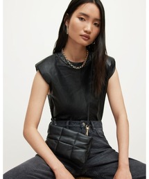 ALLSAINTS | MILA QUILTED LEATHER POUCH | MILA キルト レザー ポーチ(ショルダーバッグ)