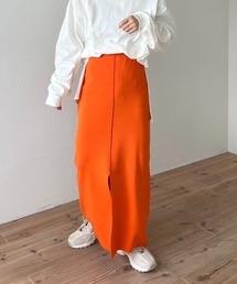 wee9s | 【22AW新色追加】daily daily 2way knit skirt / 美シルエット前後ツーウェイデイリーデイリーニットスカート(スカート)