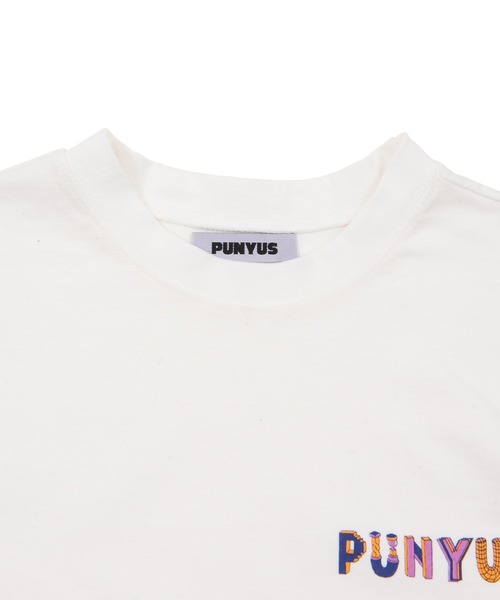 PUNYUS(プニュズ)の「スリーブプリントロンT(Tシャツ/カットソー・レディース・ピンク/オレンジ/ホワイト/ブラック・1/2/3/4)」の15枚目の写真