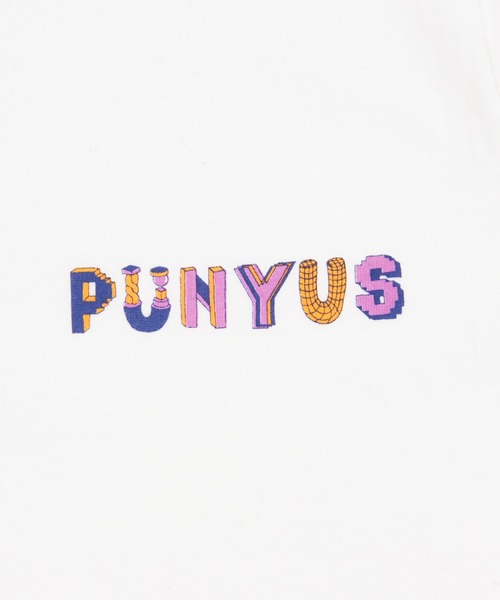 PUNYUS(プニュズ)の「スリーブプリントロンT(Tシャツ/カットソー・レディース・ピンク/オレンジ/ホワイト/ブラック・1/2/3/4)」の16枚目の写真