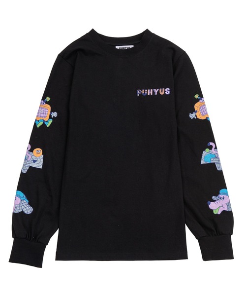 PUNYUS(プニュズ)の「スリーブプリントロンT(Tシャツ/カットソー・レディース・ピンク/オレンジ/ホワイト/ブラック・1/2/3/4)」の22枚目の写真