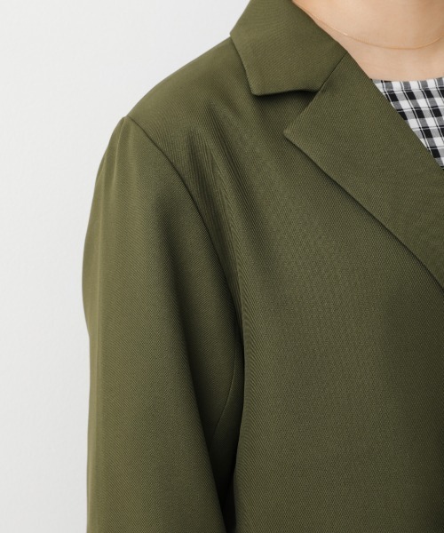 RODEO CROWNS WIDE BOWL（ロデオクラウンズワイドボウル）の「ヴィンテージダブルテーラードジャケット（テーラードジャケット・レディース・ネイビー/カーキ・FREE）」の14枚目の写真