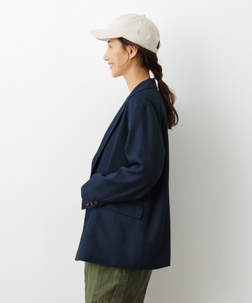 RODEO CROWNS WIDE BOWL（ロデオクラウンズワイドボウル）の「ヴィンテージダブルテーラードジャケット（テーラードジャケット・レディース・ネイビー/カーキ・FREE）」の8枚目の写真