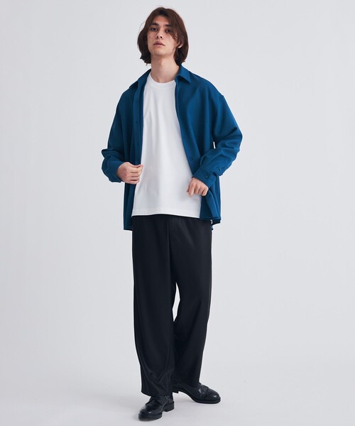 city(シティ)の「LONG SLEEVE SHIRTS(シャツ/ブラウス・メンズ・ライトグレー/ブルー/ライトブルーグレー・1/2/3)」の4枚目の写真