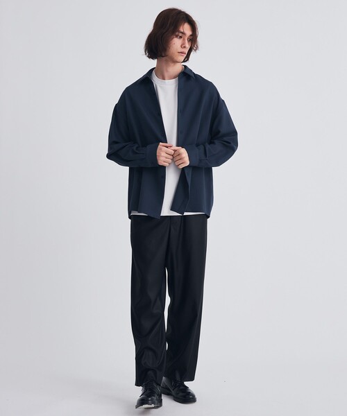 city(シティ)の「LONG SLEEVE SHIRTS(シャツ/ブラウス・メンズ・ライトグレー/ブルー/ライトブルーグレー・1/2/3)」の7枚目の写真