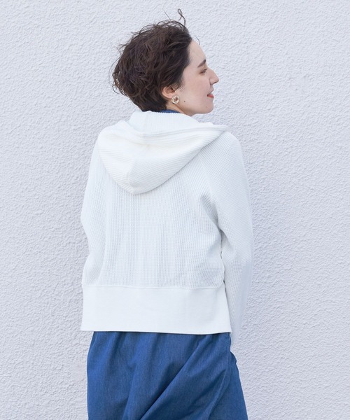 ワッフルZIPパーカ（パーカー）｜BAYFLOW（ベイフロー）のファッション  