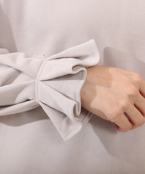 DRESKIP（ドレスキップ）の「◆キャンディスリ－ブプルオーバー（Tシャツ/カットソー・レディース・オフホワイト/ライトグレー/ブラック/グリーン系・02/03/04）」の10枚目の写真