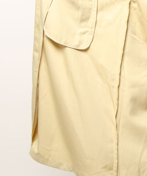 CPCM（シーピーシーエム）の「ロング丈トレンチコート（トレンチコート・レディース・イエロー/ベージュ/オフホワイト/アイボリー・FREE）」の6枚目の写真