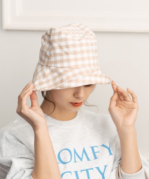 ギンガムチェックバケツハット（ハット）｜ZAKKA-BOX（ザッカ