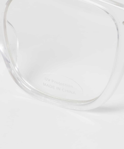 SENSE OF PLACE by URBAN RESEARCH(センスオブプレイスバイアーバンリサーチ)の「クリアフレームサングラス(サングラス・メンズ・クリア・ONE)」の6枚目の写真
