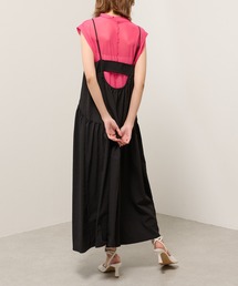 Lui's | バックデザインストライプキャミワンピース(ワンピース)