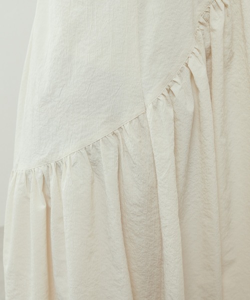 Lui's（ルイス）の「バックデザインストライプキャミワンピース（ワンピース・レディース・オフホワイト/サックスブルー/ブラック・FREE）」の13枚目の写真