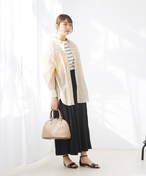 menue(メヌエ)の「ダブルストラップ アンクルストラップ サンダル(サンダル・レディース・ブラック/ダークブラウン/ブルーグレー/グレイッシュベージュ/アイボリー・34/35/36/37/38/39/40/41)」の21枚目の写真