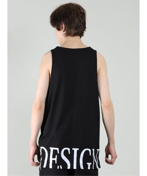 semantic design(セマンティックデザイン)の「セマンティックデザイン/semantic design ロゴ クルーネック ルーズタンクトップ(タンクトップ・メンズ・ホワイト/ブラック・MEDIUM/LARGE)」の9枚目の写真