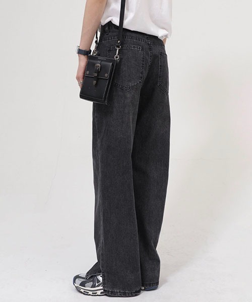 WESTBOY（ウエストボーイ）の「ルーズスリットデニムパンツ/セミワイドデニムパンツ WO22S3PT06【WB ORIGINALS】（デニムパンツ・メンズ・ライトグレー/グレー・M/L/XL/S）」の11枚目の写真