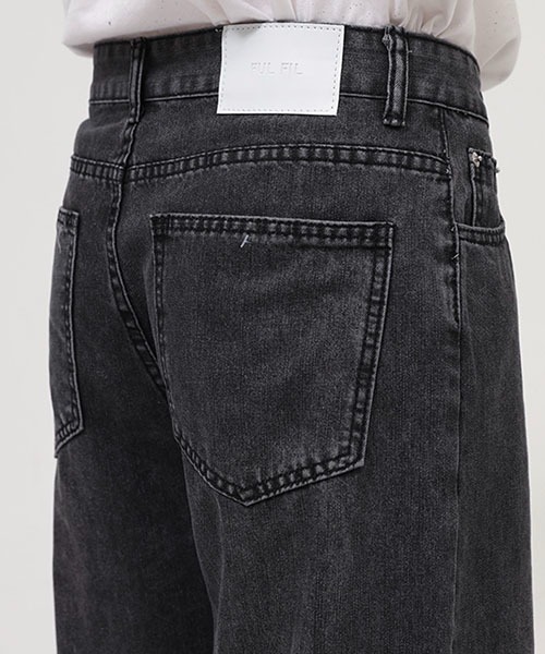 WESTBOY（ウエストボーイ）の「ルーズスリットデニムパンツ/セミワイドデニムパンツ WO22S3PT06【WB ORIGINALS】（デニムパンツ・メンズ・ライトグレー/グレー・M/L/XL/S）」の10枚目の写真