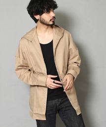 CERCA | GW/ビッグシルエット 無地ツイルフードジャケット(ミリタリージャケット)