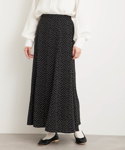 ROPE' PICNIC(ロペピクニック)の「【WEB限定】ドットマーメイドスカート(スカート・レディース・ベージュ/ブラック・38/36)」の15枚目の写真