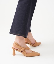 LE TALON | 6cmチューブスリングバック(パンプス)