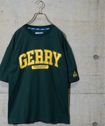 GERRY | 【ag】〔GERRY/ジェリー〕USAコットン天竺COLLEGEロゴプリント半袖ワイドTシャツ/ルーズシルエット(Tシャツ/カットソー)